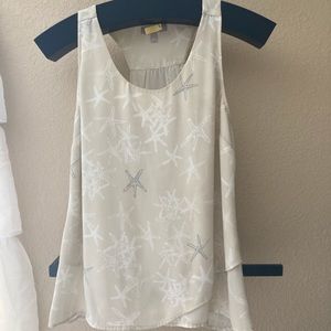 Banana Republic racerback- beach tank- L